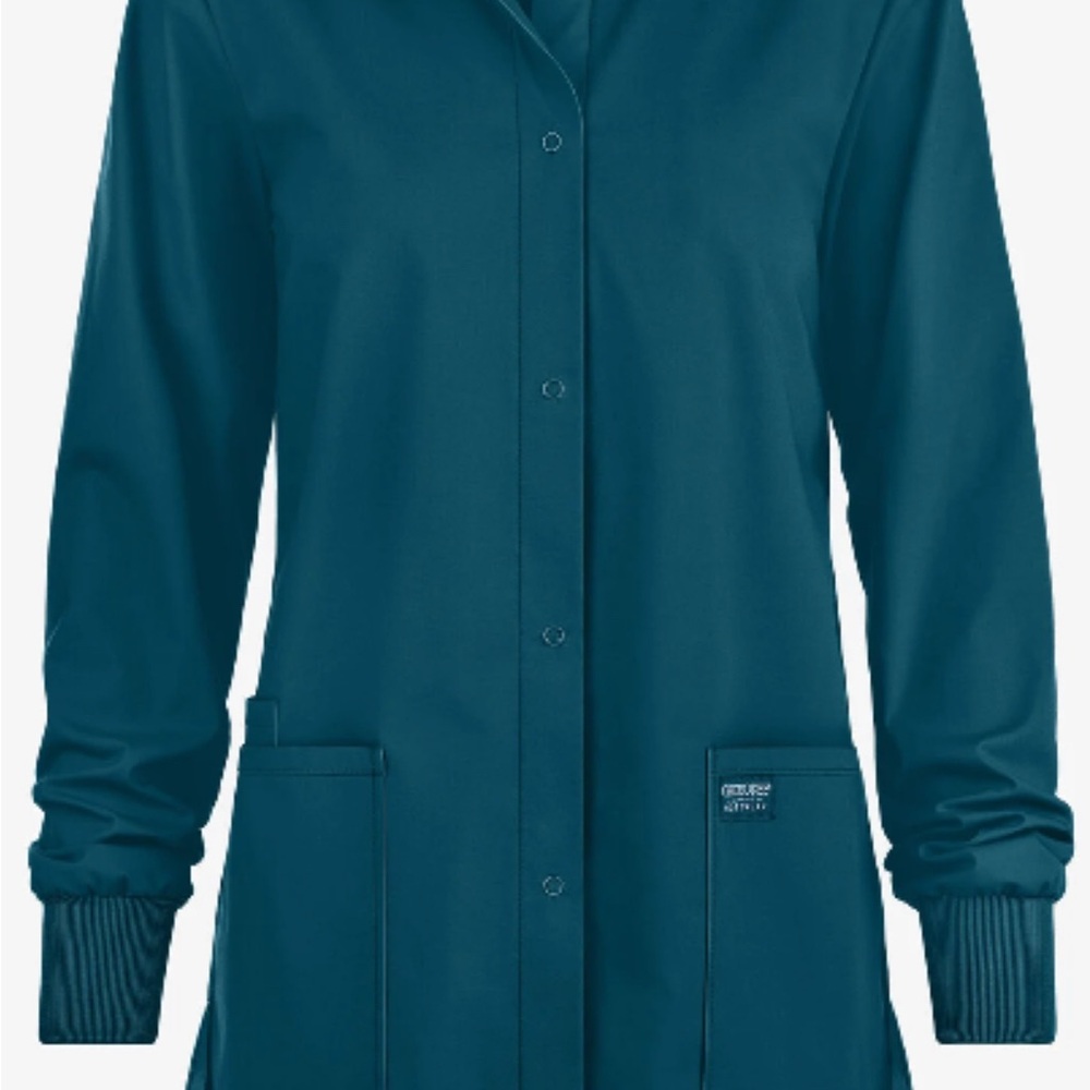 Caribbean Blue Button Up Jackets